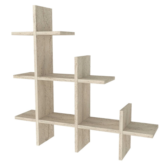 Hanah Home Juke Estante de pared Travertino Hanah Home Juke Estante de pared Travertino